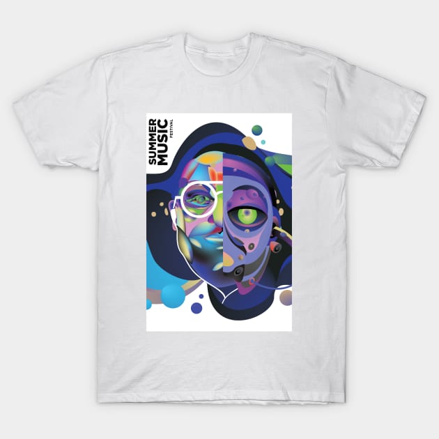 Summer Music Festival T-Shirt by Music Lover